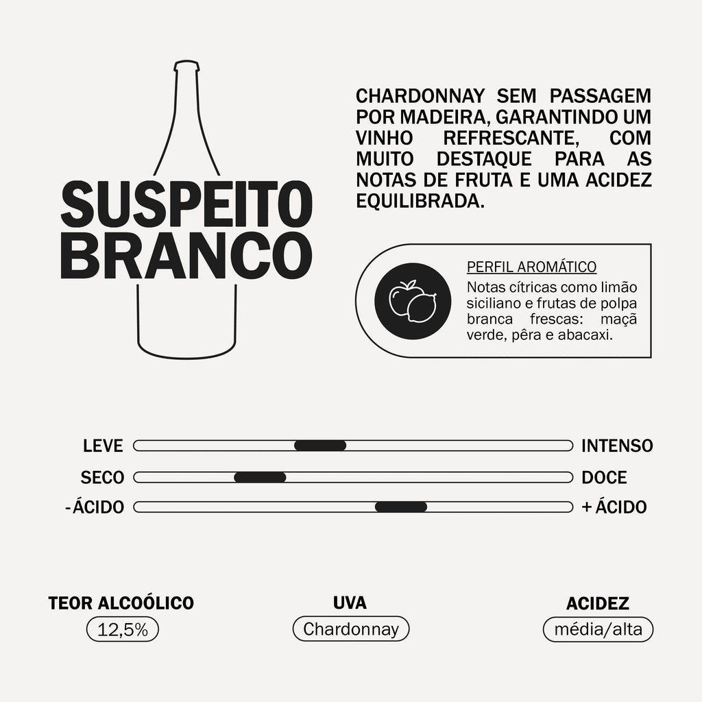 Vinho Branco 750ml