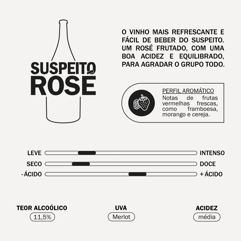 Vinho Rosé 750ml
